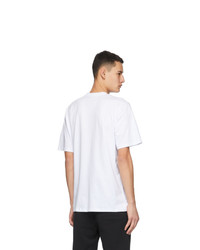 MSGM White Logo Box T Shirt