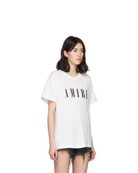 Amiri White Logo Core T Shirt