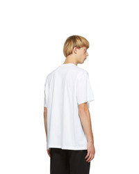 Burberry White Logo Crest T Shirt