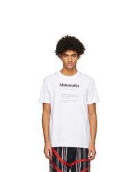 Ahluwalia White Logo Definition T Shirt