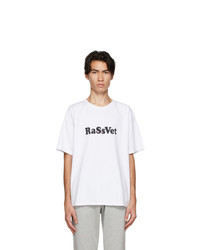 Rassvet White Logo Font T Shirt