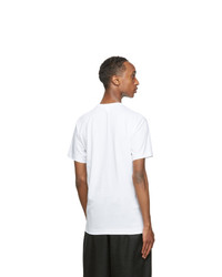 Comme Des Garcons SHIRT White Logo T Shirt