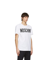 Moschino White Logo T Shirt