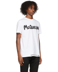 Alexander McQueen White Logo T Shirt