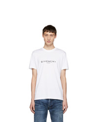 Givenchy White Logo T Shirt