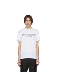 DSQUARED2 White Logo T Shirt