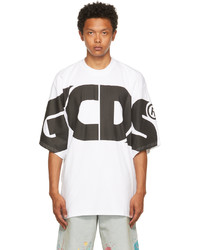 Gcds White Macro Logo T Shirt