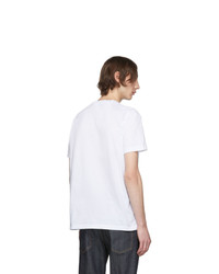 DSQUARED2 White Mirrored Logo T Shirt