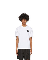 McQ Alexander McQueen White Monster Badge T Shirt