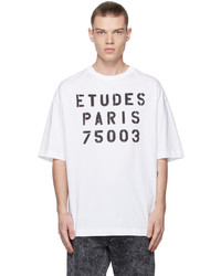 Études White Museum Stencil T Shirt