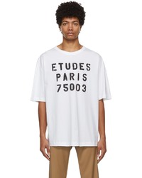 Études White Museum Stencil T Shirt