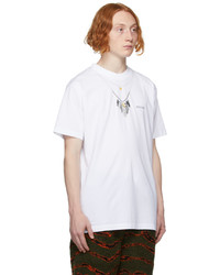 Marcelo Burlon County of Milan White Necklace T Shirt