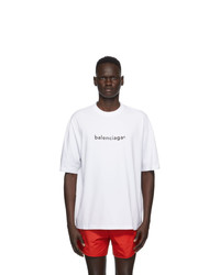 Balenciaga White New Copyright T Shirt