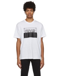 VERSACE JEANS COUTURE White Number T Shirt