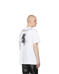 Givenchy White Oversized Panther T Shirt