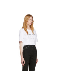 Helmut Lang White Patch T Shirt