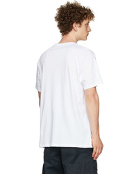 Alexander McQueen White Pattern Skull Oversized T Shirt