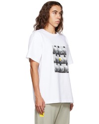 Helmut Lang White Photo T Shirt