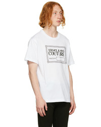 VERSACE JEANS COUTURE White Piece Number T Shirt