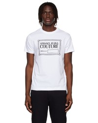 VERSACE JEANS COUTURE White Piece Number T Shirt