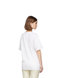 Jil Sander White Poplin Logo T Shirt