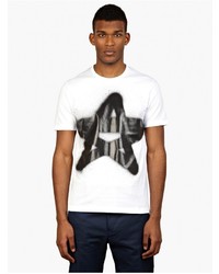 Acne Studios White Printed Eddy T Shirt
