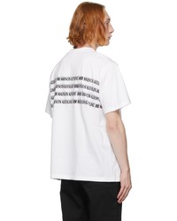 MAISON KITSUNÉ White Puma Edition Engineered T Shirt