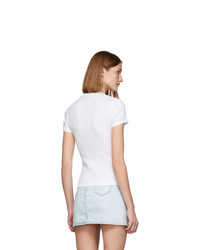 Off-White White Rib T Shirt