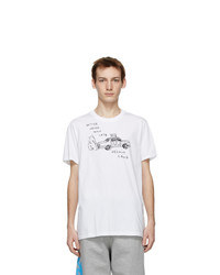 Helmut Lang White Saintwoods Edition Taxi T Shirt