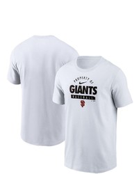 Nike White San Francisco Giants Primetime Property Of Practice T Shirt