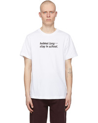 Helmut Lang White School T Shirt