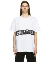 Vyner Articles White Scribble Print T Shirt