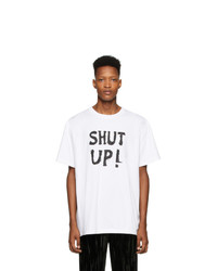 Vetements White Shut Up T Shirt