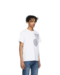 Engineered Garments White Spiral T Shirt