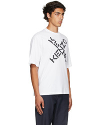 Kenzo White Sport Big X T Shirt