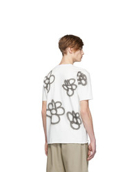 Camiel Fortgens White Spray Paint Logo T Shirt