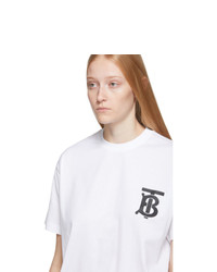 Burberry White Tb T Shirt