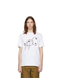 A.P.C. White Ted T Shirt