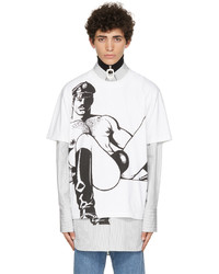 JW Anderson White Tom Of Finland Oversized T Shirt