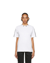 adidas Originals White Trefoil Collar T Shirt