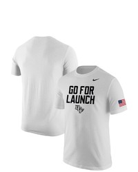 Nike White Ucf Knights Space Game Go For Launch T Shirt