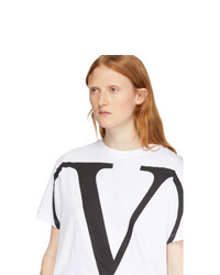 Valentino White Vlogo T Shirt
