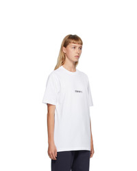 Vetements White Written Logo T Shirt