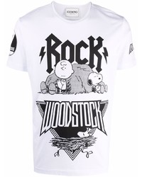 Iceberg Woodstock Print T Shirt