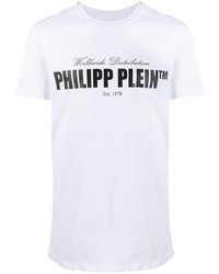 Philipp Plein Worldwide Distribution Logo Print T Shirt