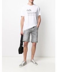 John Richmond Worth Cotton T Shirt