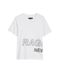 rag & bone Wrap Around Crewneck T Shirt
