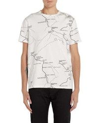 Moncler Genius X 2 1952 Map Graphic Cotton T Shirt