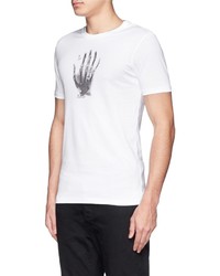 Nobrand X Ray Hand Print Cotton T Shirt