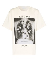 Rhude X Ray Print T Shirt